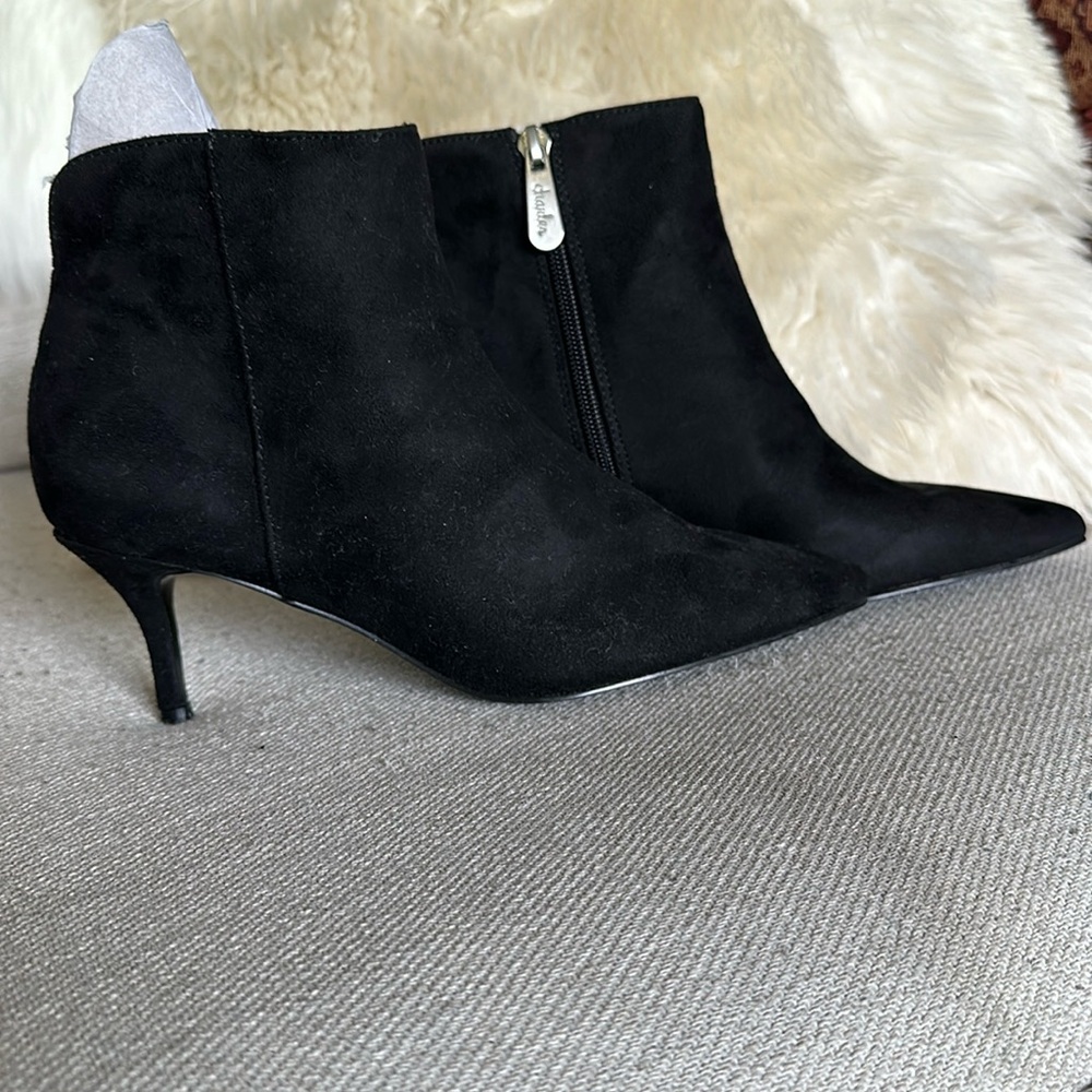 Charles by Charles David Accurate Bootie in Black Suede 7 Never Worn